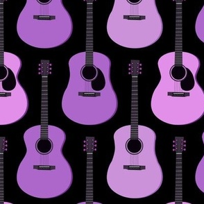 Purple Acoustic Guitars - Black