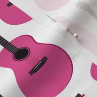 Pink Acoustic Guitars