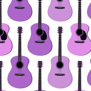 Purple Acoustic Guitars