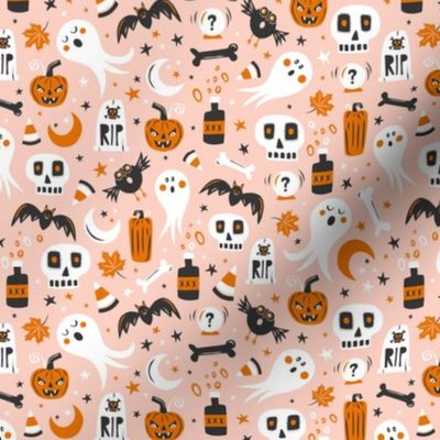 Halloween Haunting - Blush Pink Small Scale