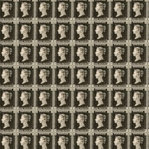 1840 British Penny Black stamp 