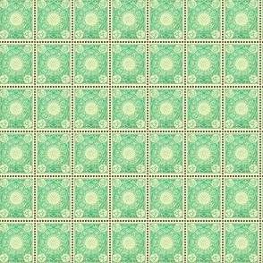 1899 Japanese green 25 sen stamp 