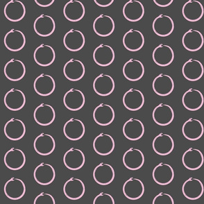 Animal_Uroboros_snake_pink_grey_background