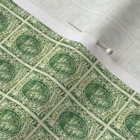 1851 Saxony 3 Pfennige green postage stamp