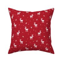 Reindeer - Winter - Christmas Holiday - red - LAD20