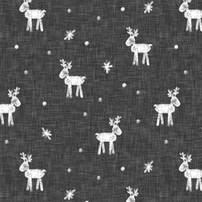 Reindeer - Winter - Christmas Holiday - grey - LAD20
