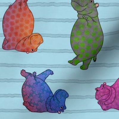 Hippo Workout 'patterned'