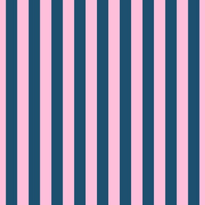 navy and soft pink stripes 