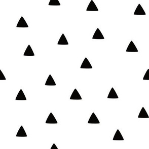 The Scandi Collection - black triangles on white background