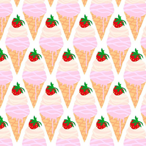 strawberry cone small 