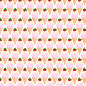 strawberry cone small 