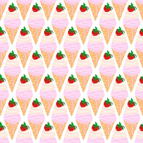 strawberry cone