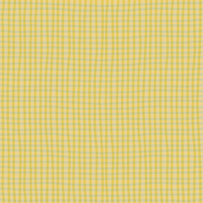 Yellow Gingham Checkered Pattern
