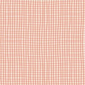 Pink Gingham Checkered Pattern
