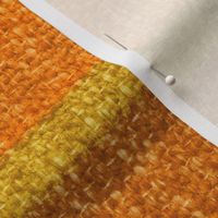 Fall Stripe, gold, orange, brown with boucle texture - large scale