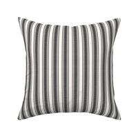 Grosgrain Stripe: Black & Cream Ribbon Stripe