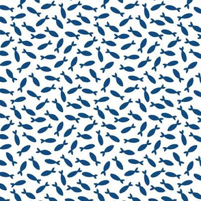 Fish Shoal in Navy - Small