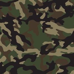 Army Camo Pattern Fabric, Wallpaper and Home Decor