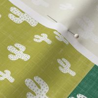 Cactus Surprise Cheater Quilt