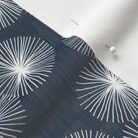 Small Dandelions M+M Navy Black by Friztin