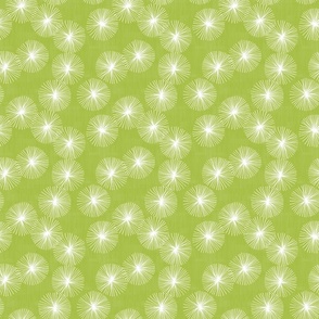 Small Dandelions M+M Lime by Friztin