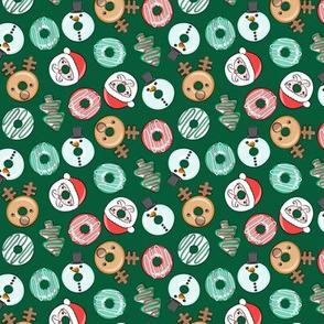 (1" scale) Christmas donuts - toss on green - LAD20