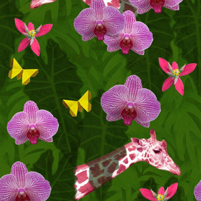 Pink Giraffe Jungle