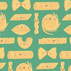 Pasta Shapes- Basil