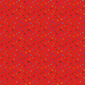 Itsy Bitsy Millefiori Red