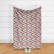 cats - nala cat cotton candy - geometric cats - cats fabric