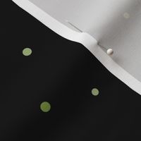 Midsummer Night - tiny dots - black and green