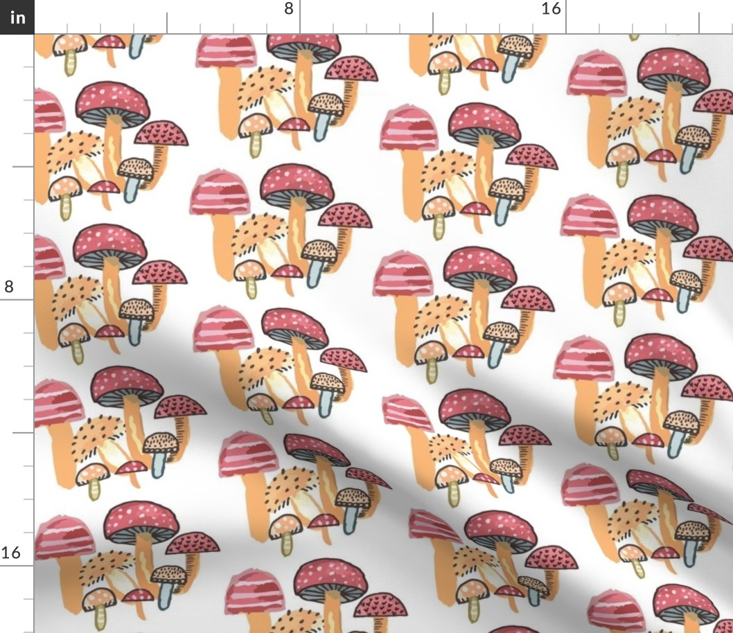 Spoonflower Large Mushroom Print-01