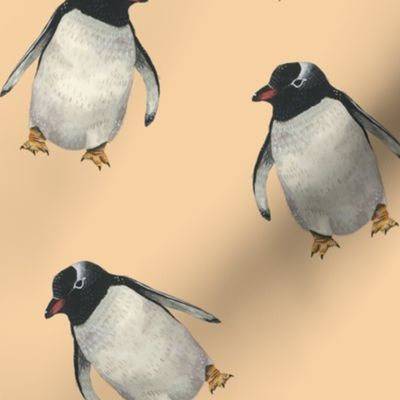 Penguin Pals - Peach - Medium