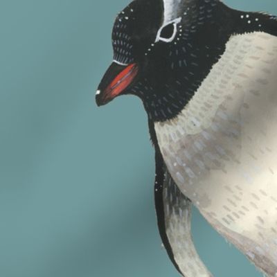 Penguin Pals - Teal - Large