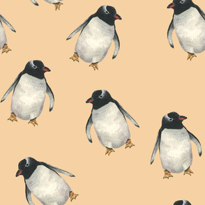 Penguin Pals - Peach - Large