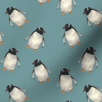 Penguin Pals - Teal - Small