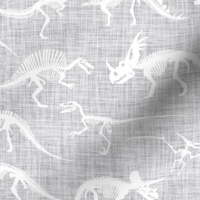 dinosaur bones // cloud linen