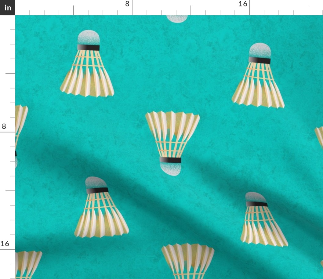 Badminton Shuttlecock Teal