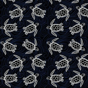 midnight sea turtles (small print)