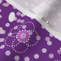 DITSY DOTTIES 2DARK LILAC