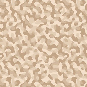 ★ GROOVY CAMO ★ Sand Beige - Tiny Scale / Collection : Disruptive Patterns – Camouflage Prints