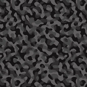 ★ GROOVY CAMO ★ Dark Gray - Tiny Scale / Collection : Disruptive Patterns – Camouflage Prints