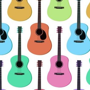 Rainbow Acoustic Guitars