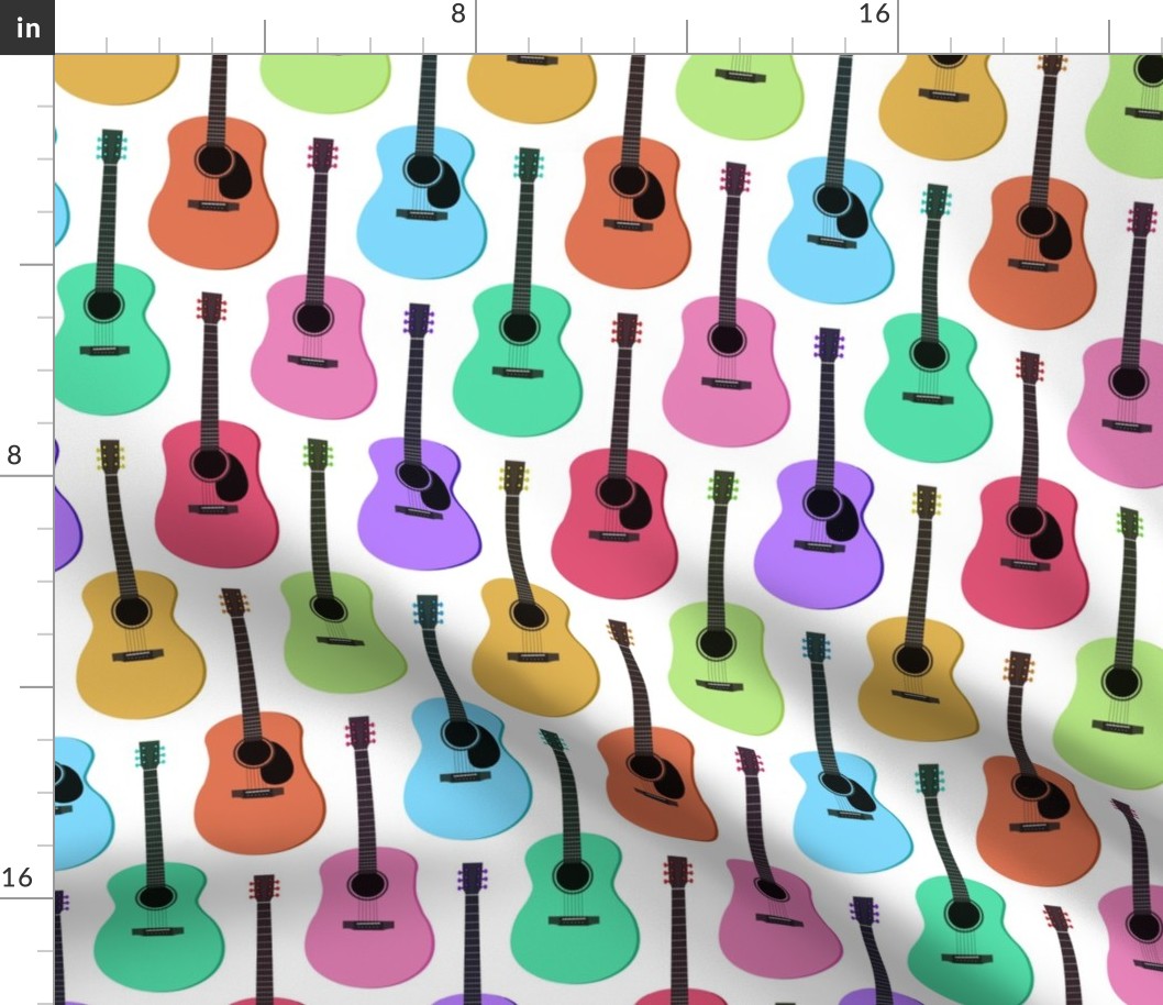 Rainbow Acoustic Guitars