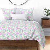 Tender meadow - watercolor pastel florals - painted soft wildflowers for home decor bedding nursery - flower pattern p322