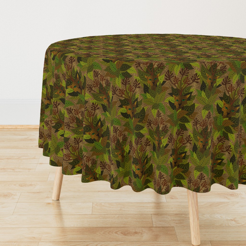 Surreal tropical leopard cammo