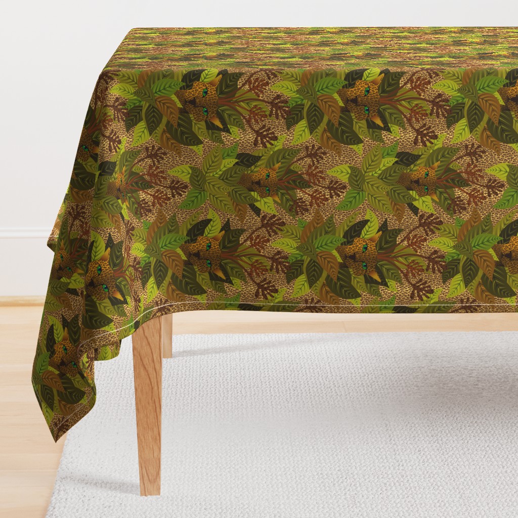 Surreal tropical leopard cammo