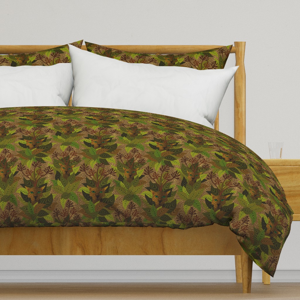 Surreal tropical leopard cammo