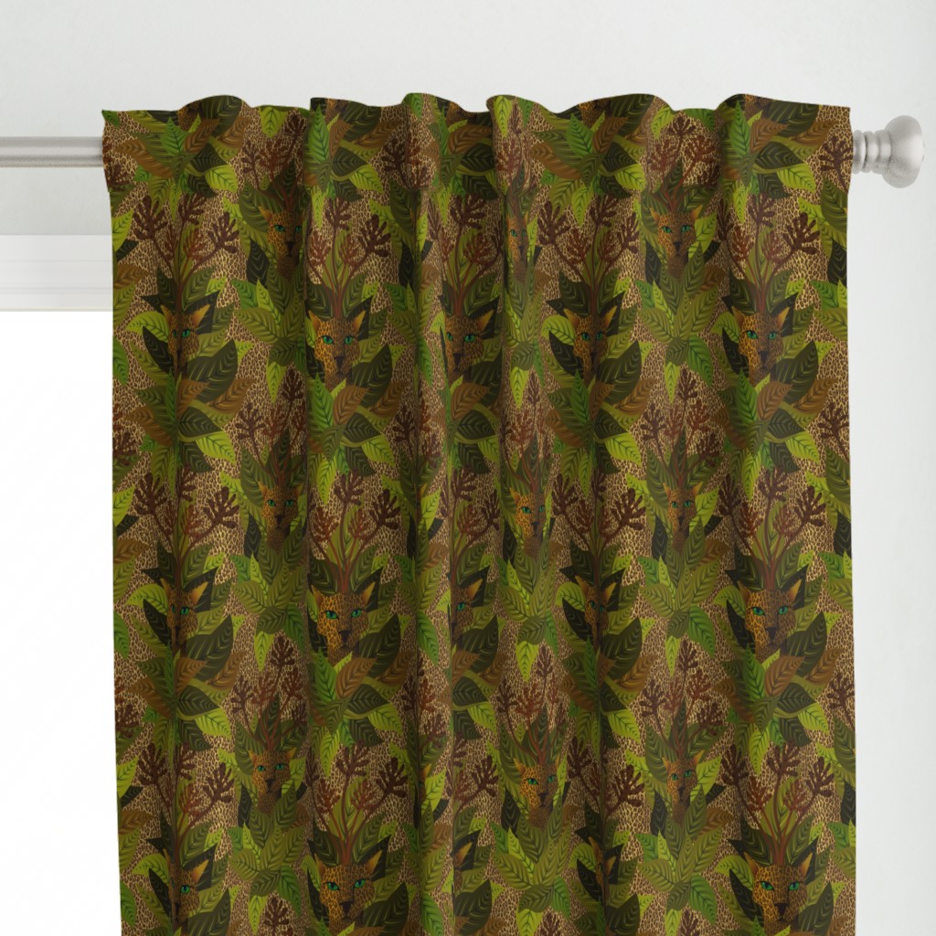 Surreal tropical leopard cammo
