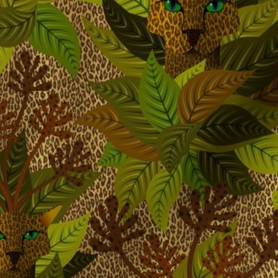 Surreal tropical leopard cammo